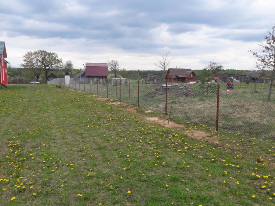 Забор из сетки рабицы 280м с воротами и калиткой фото4 в Старой Руссе