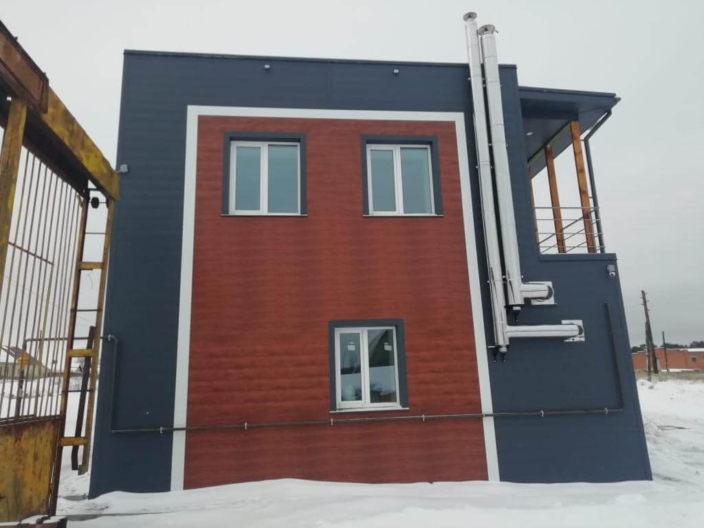 потолочно-стеновые панелеи RAL7024 серый Графит + Printech Темное дерево фото8 в Старой Руссе